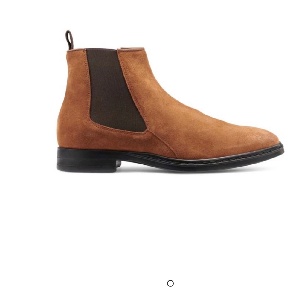 Karl Lagerfeld Paris Camel Suede Boots